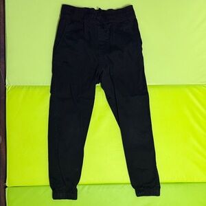 Boys Black Jogger Pants